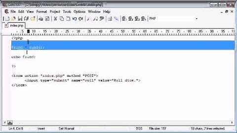 Beginner PHP Tutorial   60   Random Number Generation flv