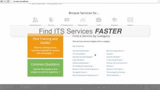The New & Improved ITS Website