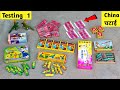 Diwali Crackers Testing 2021 | Diwali Stash Testing video 1, Cracker 2021