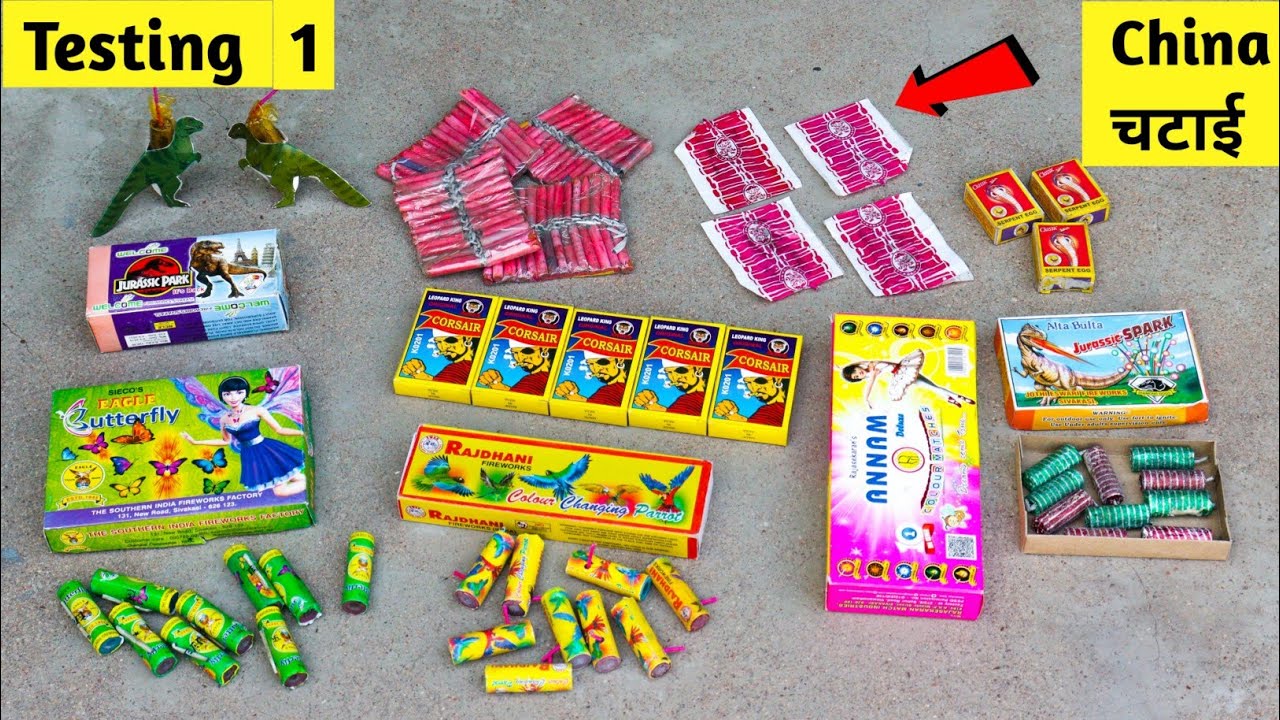 Diwali Crackers Testing 2021 Diwali Stash Testing video 1, Cracker