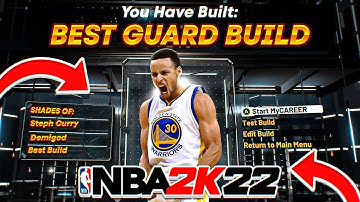 BEST POINT GUARD BUILD NBA2K22! STEPHEN CURRY BUILD 2K22! THIS BUILD CAN