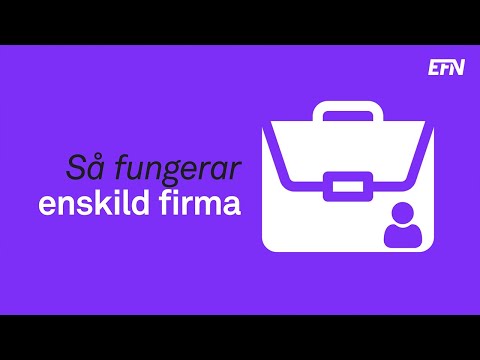 Video: Vem är En Enskild Företagare