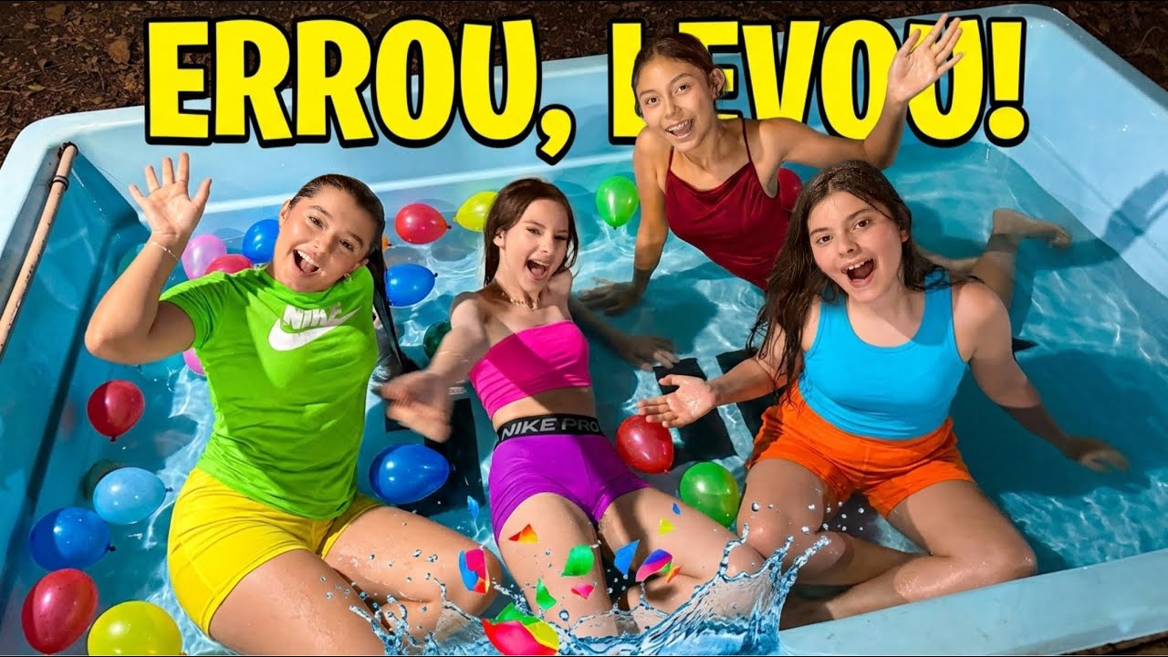 Desafio Das Amigas: Quem Errar Vai Se Molhar! 💦😜