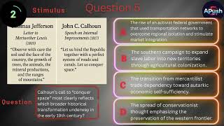 APUSH Midterm Review: Periods 1-4 | Video 6(HARD!) | Stimulus-Based Multiple Choice Questions (MCQs)