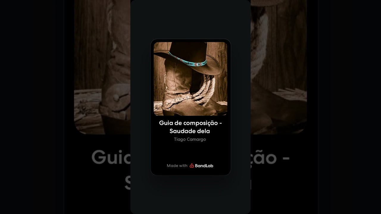 Guia de composição - Saudade dela