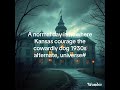 Courage the cowardly dog 1930s alternate universe, gangs, crime and poverty, and one little dog#