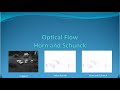 Optical Flow: Lukas and Kanade