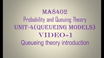 PQT| CSE| UNIT-4| VIDEO-1| QUEUING THEORY  INTRODUCTION
