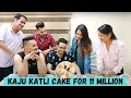 Kaju Katli CAKE for Triggered Insaan's (7+4)11 Million Celebration