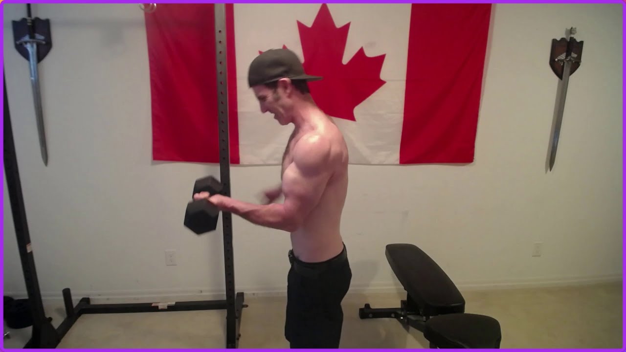 Bicep Workout With ABS - YouTube