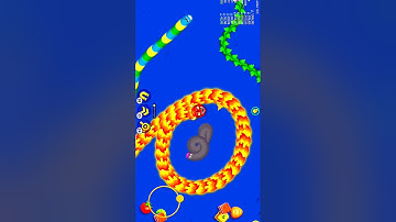 🐍 🔥BIG SLITHER SNAKE |Worm zone.io #shorts #highflyinggaming #wormszone #wormszoneio #worms