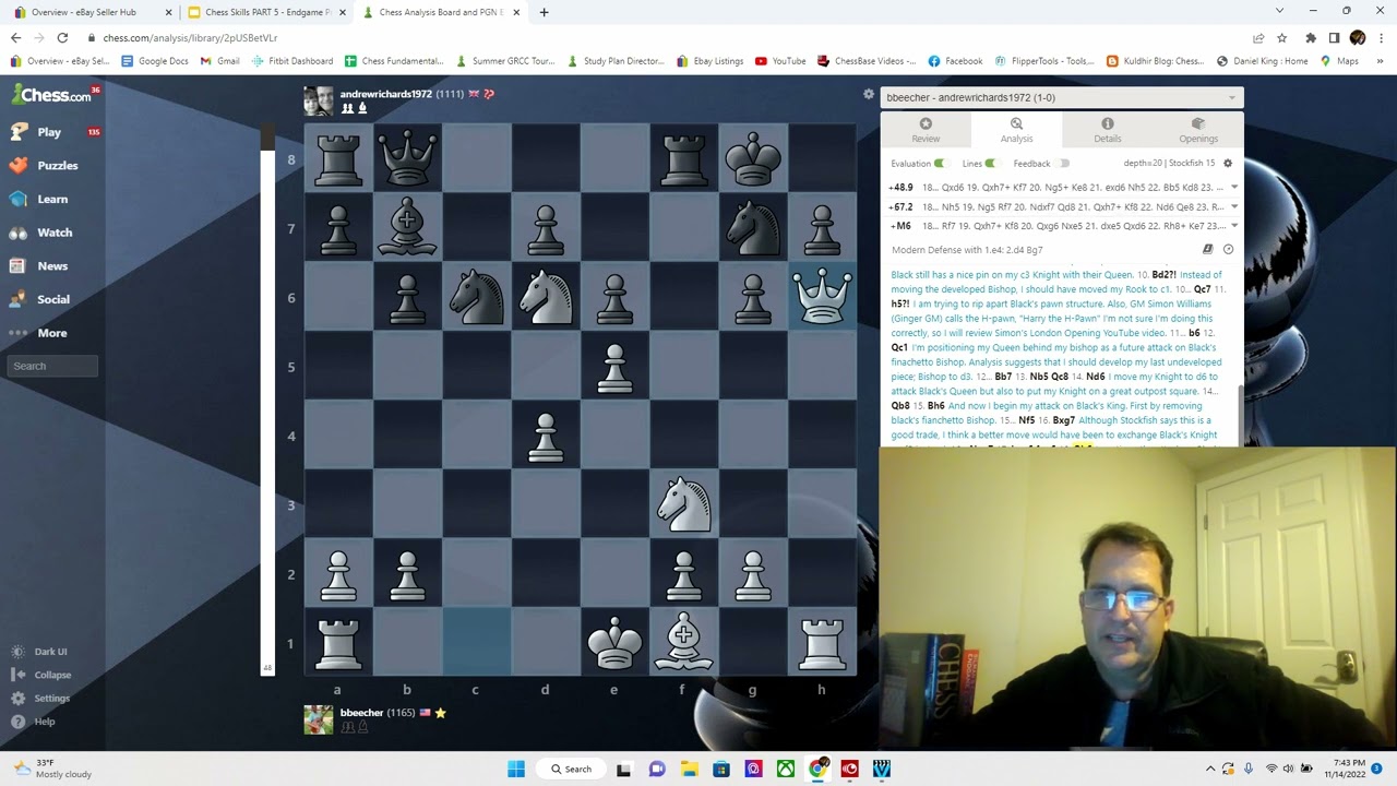 Chess Skills Part 5: Endgame Principles (Beginners & Intermediates) and Practice Rook Queen Endgames