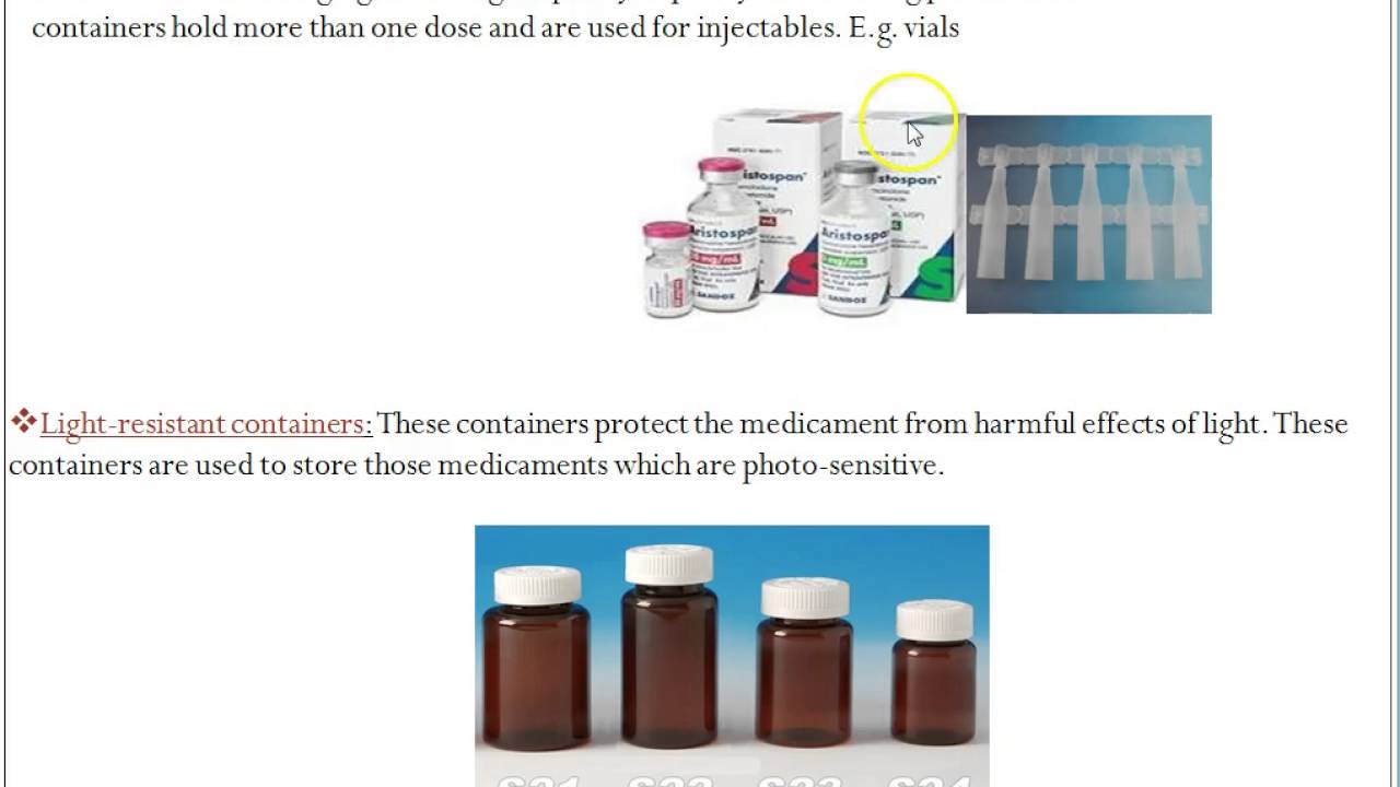 Pharmaceutical Packaging prepared by Mayank Sharma 