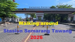 Suasana Stasiun Semarang Tawang Awal Tahun 2026 | Walking around Semarang