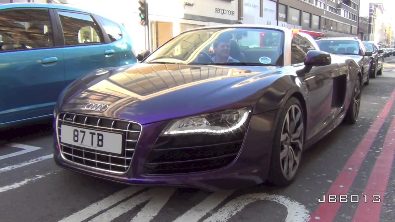 Shmeemobile R8 V10 w/Quicksilver Loud Revs, Startup and Driving Scenes