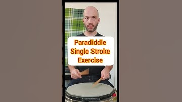 Drum Rudiments! Paradiddle Single Stroke Roll Exercise!