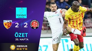 Merkur-Sports | Kayserispor (2-2) F. Karagümrük - Highlights/Özet | Trendyol Süper Lig - 2023/24 Resimi