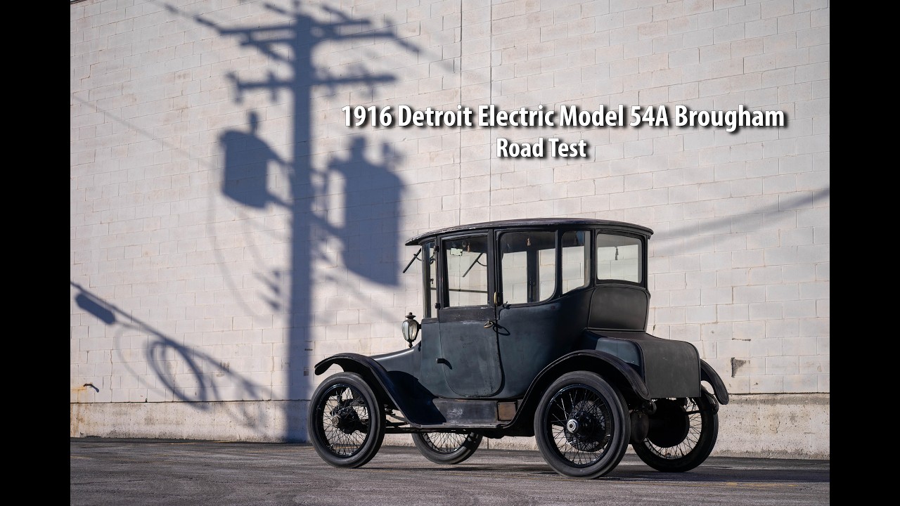 1916 Detroit Electric Model 54A Brougham - Road Test