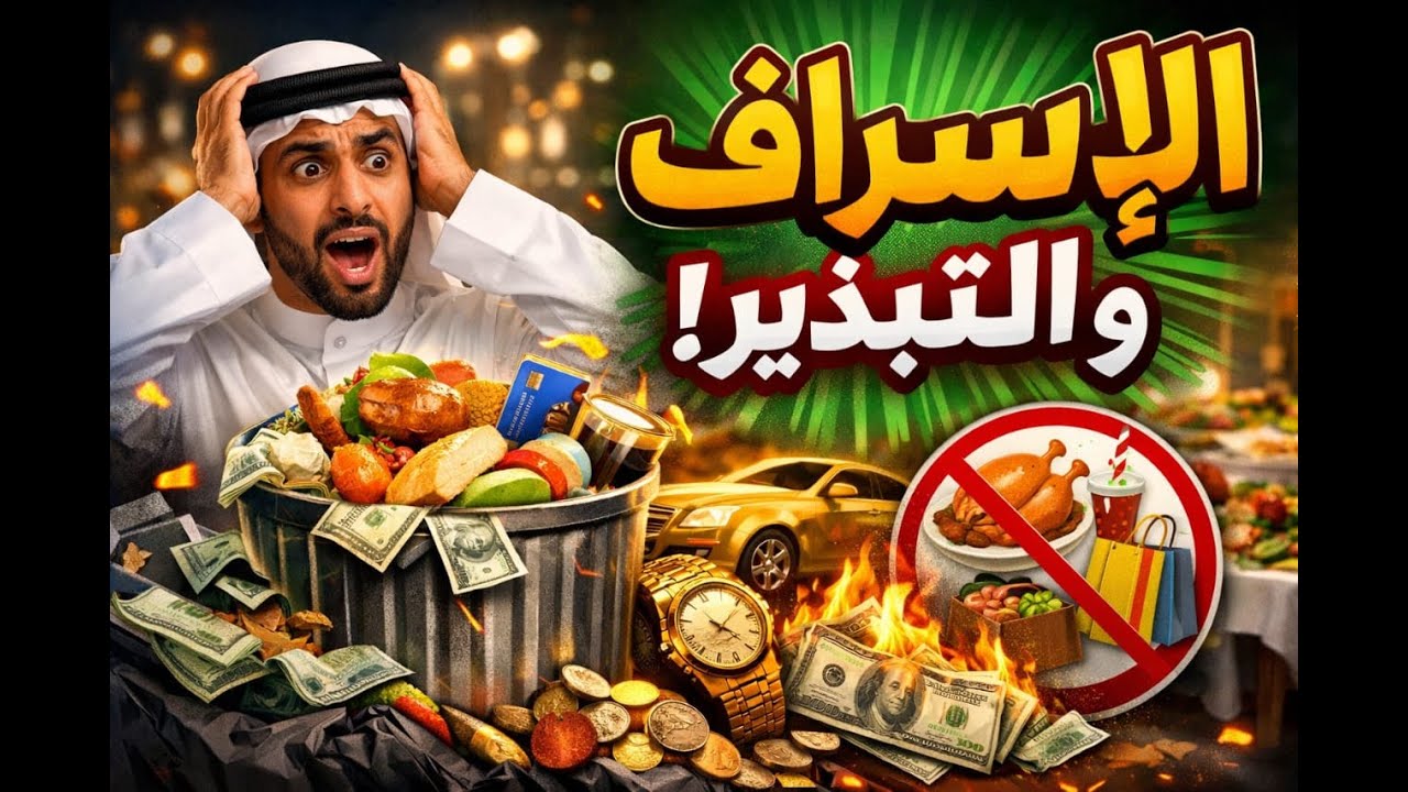 4/ الإسراف والتبذير // أخلاق مذمومة // أ/إسلام الجنايني