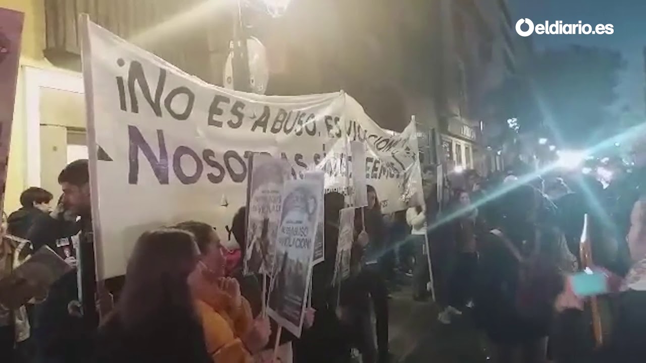 Manifestación en Madrid contra la sentencia de 'la manada' a gritos de 