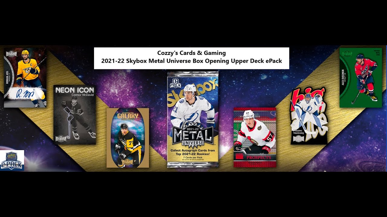 Upper Deck ePack Skybox Metal Box Break and Barkov Giveaway! YouTube