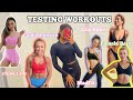 5 DAY TRANSFORMATION || Testing Popular Influencers Cardio Workouts
