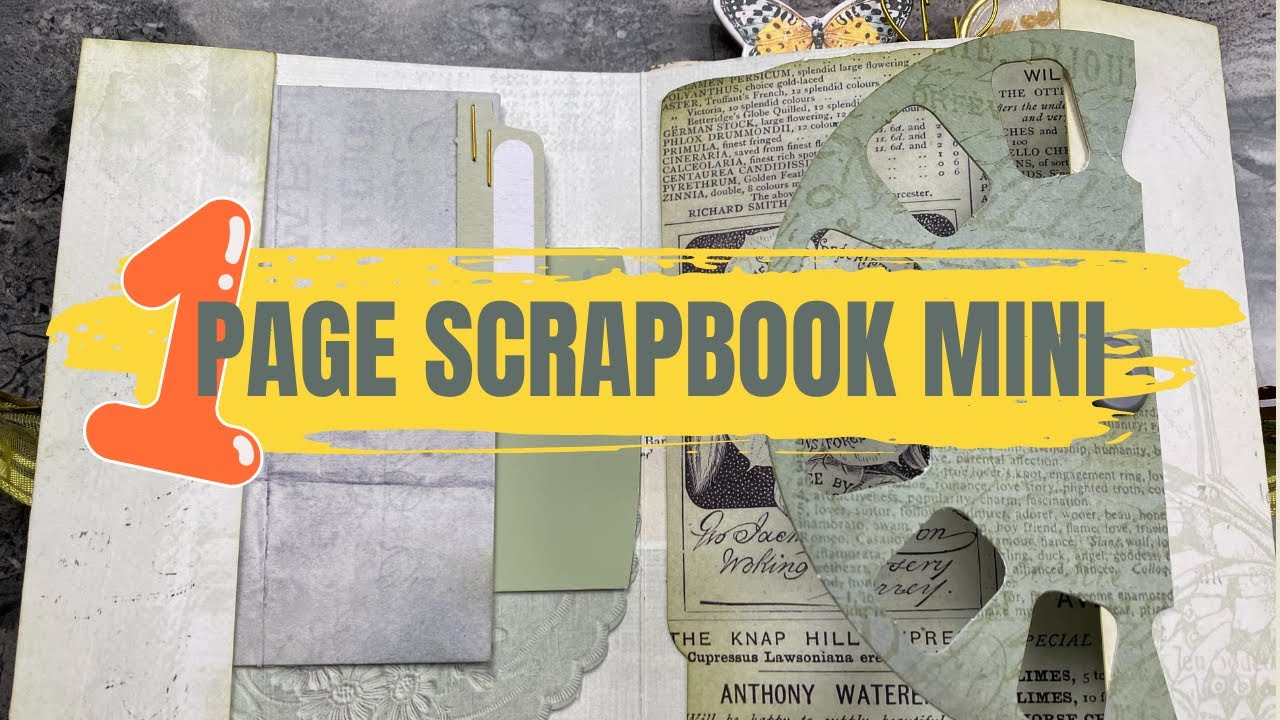 Use Up Leftover Scrapbook Ephemera:  Here's How