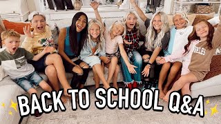 FiRST DAY BACK to SCHOOL | Q&A | BOYFRIENDS?!