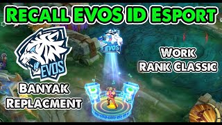 NEW!! Script Effect Recall EVOS ID ESPORT | Script Efek Recall EVOS Mobile Legends