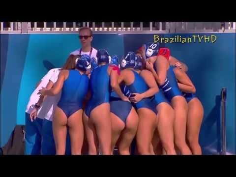 Women's Water Polo Huddle Highlights.