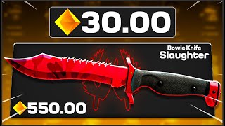 I turned 30 Gems into a Slaughter Knife on Clash.gg screenshot 4
