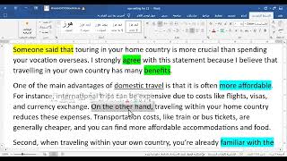 شرح Writing 1& Writing 2  للصف 12 ف 1