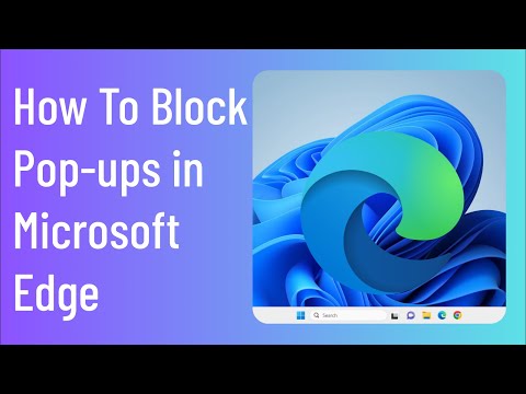 How To Block Pop-ups in Microsoft Edge