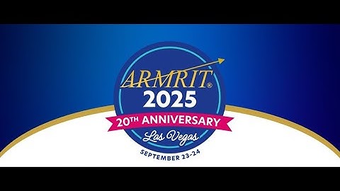 2025 ARMRIT Annual Meeting & Seminar Highlight Reel