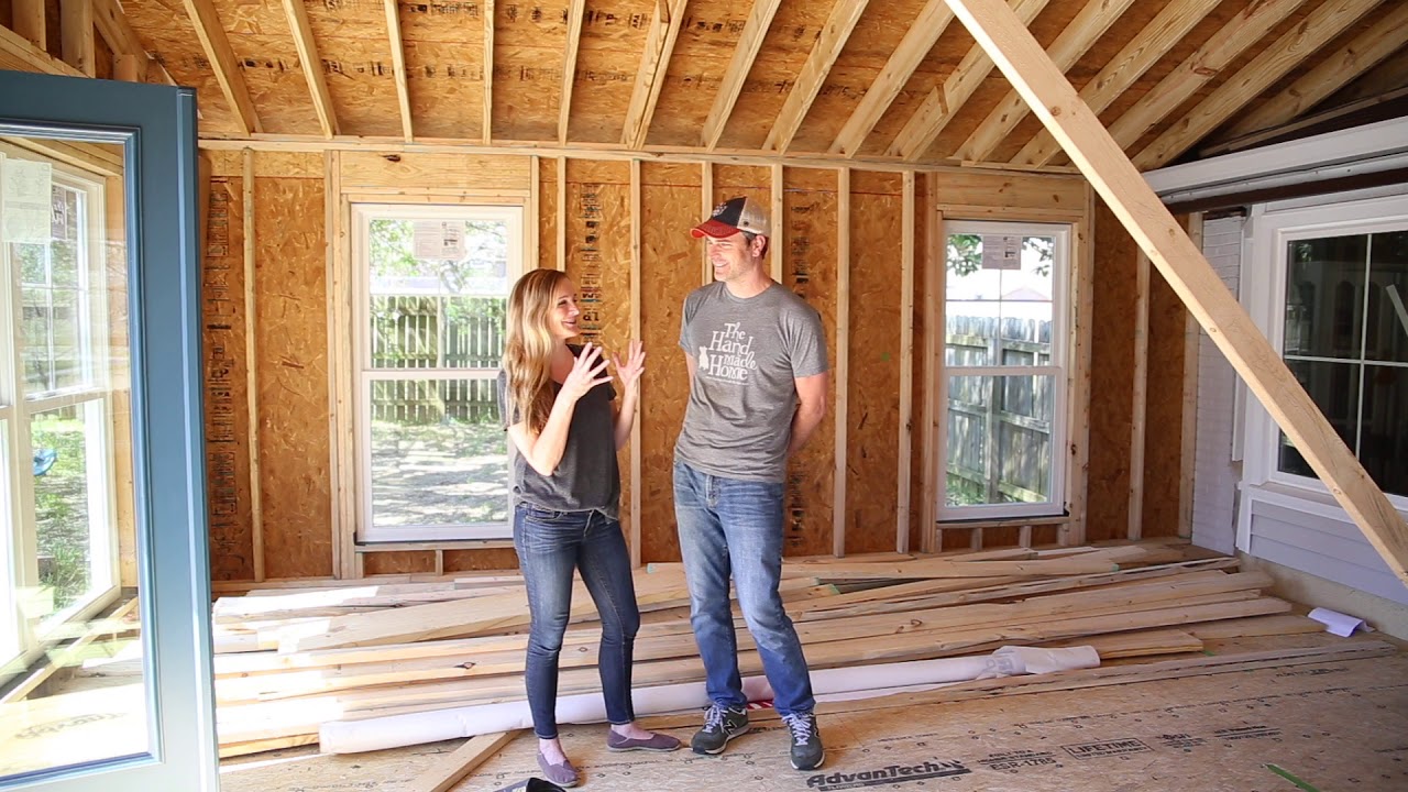 Renovation update: framing, doors, and windows - YouTube