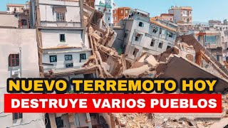 Hace 1 Minuto: Terremoto Sacude Fuerte la Tierra Hoy Sepultando Pueblos