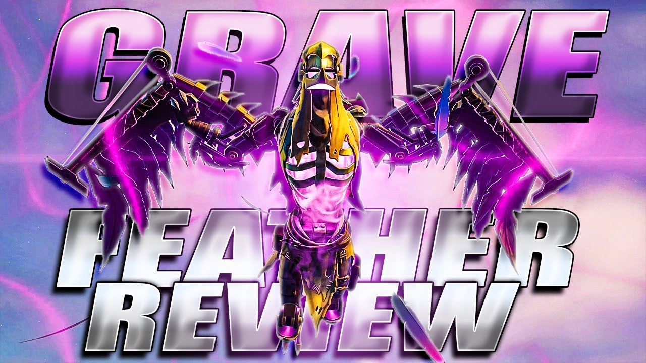 A UNIQUE Pickaxe And A Backbling That TURNS Into A Glider! (Grave Feather Bundle REVIEW & Gameplay)