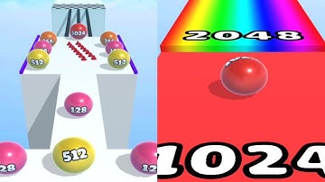 Ball Merge 2048 😍🥰🔥Gameplay Walkthrough All Max Levels 46-55 | Satisfying New Update Android iOS