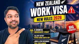 New Zealand Post Study Work Visa 2026 🚨 BIG Changes Explained | 6 Month Visa Reality! | Hindi