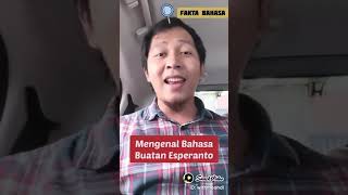 Mengenal bahasa Buatan Esperanto
