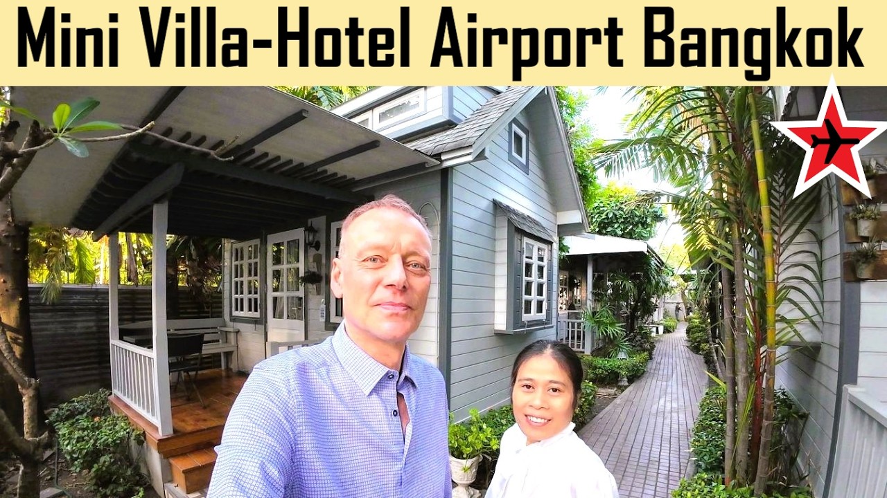 Übernachtung im Mini Villa Hotel am Flughafen Bangkok