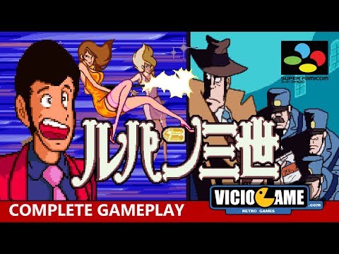 🎮 Lupin III (Super Nintendo) Complete Gameplay