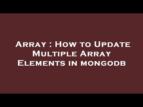 Array : How