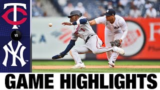 Twins vs. Yankees Game 1 Highlights (9/7/22) | MLB Highlights