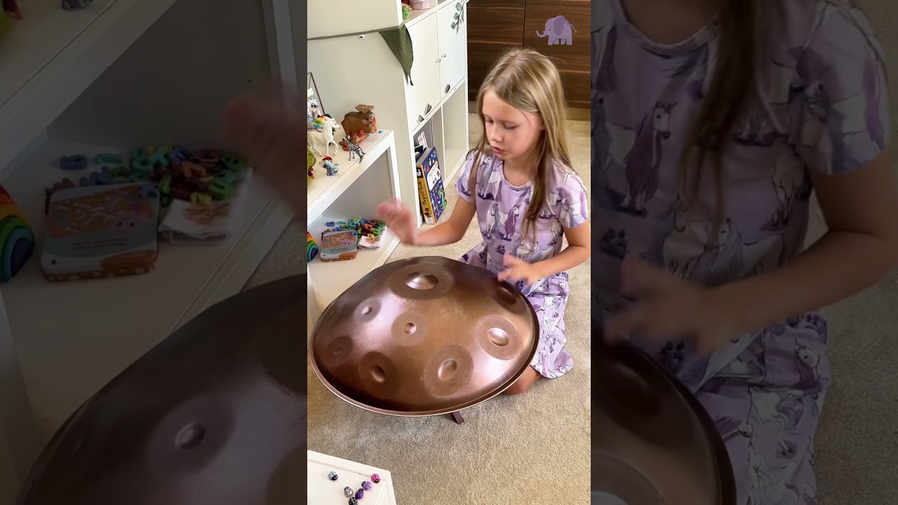 Inspired by Malte Marten “Reflections” but played on an F# Pygmy #handpan #handpanmusic