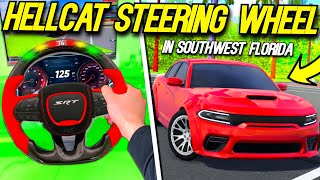Driving a 1000HP HELLCAT with a STEERING WHEEL in Southwest Florida