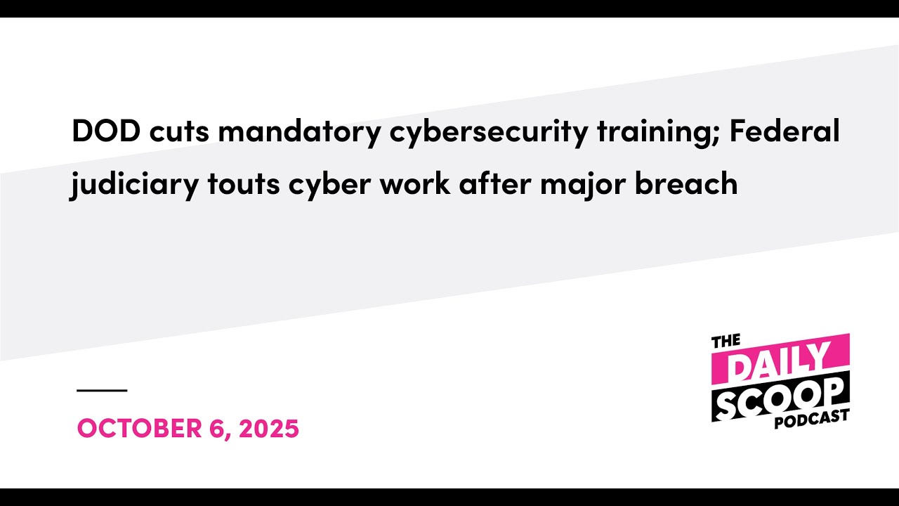 Министерство обороны сокращает обязательное обучение по кибербезопасности; федеральные судебные о...