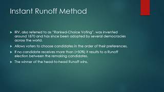 Decision Making Voting Systems Part 1