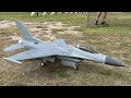E Flite F16 80mm EDF RC JET Maiden Flight - 4K