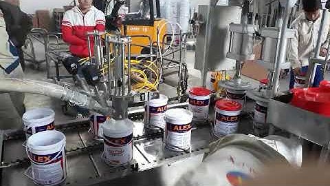 Máy chiết rót sơn chính xác